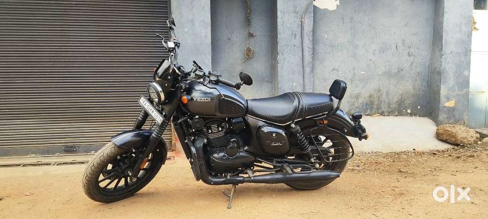 Yezdi roadster smoke grey