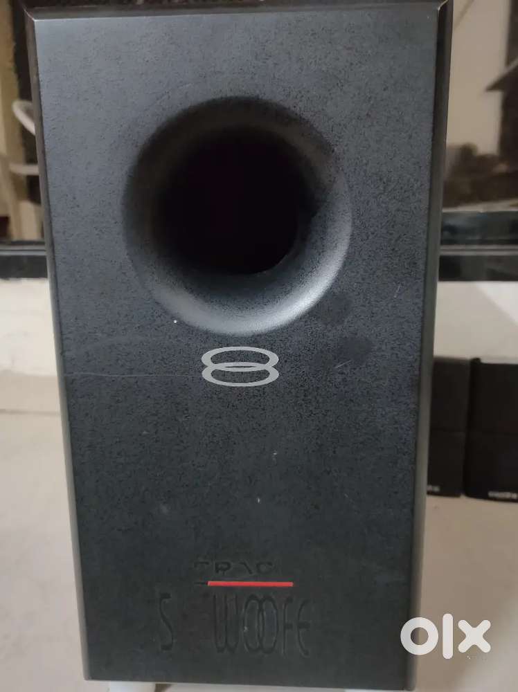 Home theatre 5.1Space Active Subwoofer & Jewel Cuble Satelite Speakers