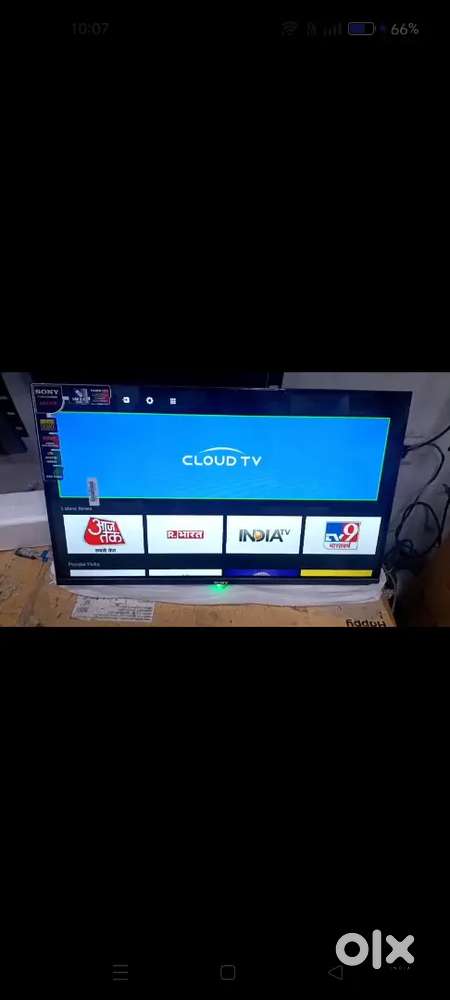 40 inch smart android led tv with 600 live channel free voice remote