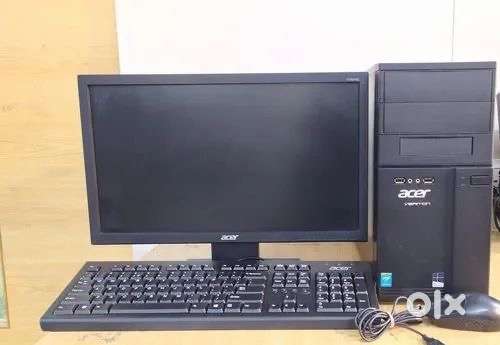 Acer pc with monitor and all other acceseries like keyboard mouse etc