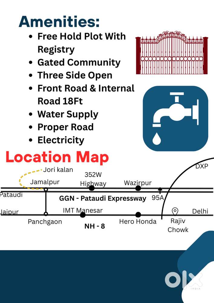 Gated Residenital Township Plot.