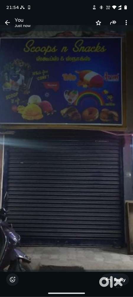 ice cream parlour and snacks