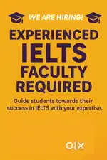 Hiring IELTS Faculty