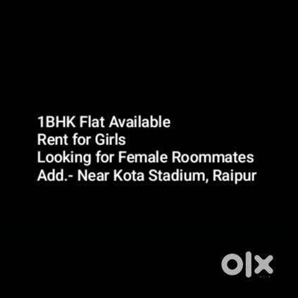 1BHK Flat for Girls Available in Kota, Raipur