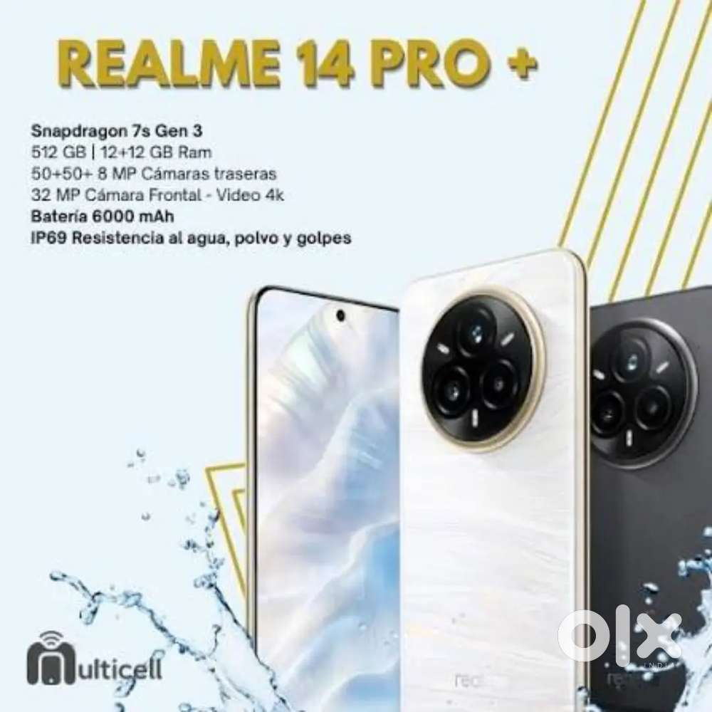 Realme 14 pro plus 5g, 12gb 256gb