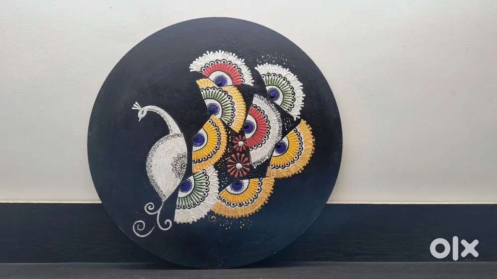 Peacock painting