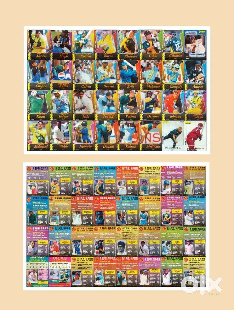 90's Cricket Cards