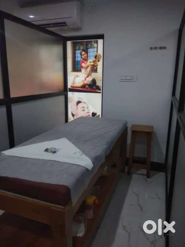 Female spa therapist