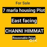 7 Marla housing Plot channi Himmat sale
