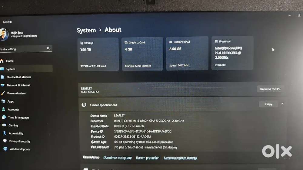 Acer Nitro 5 i5