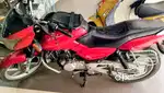 Bajaj pulsar in a running condition