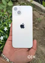I Phone 13 white with bill box available,Very less used.