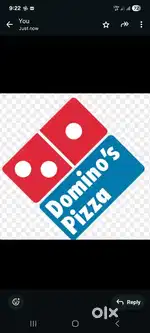 Delivery boy for Dominos  Pizza