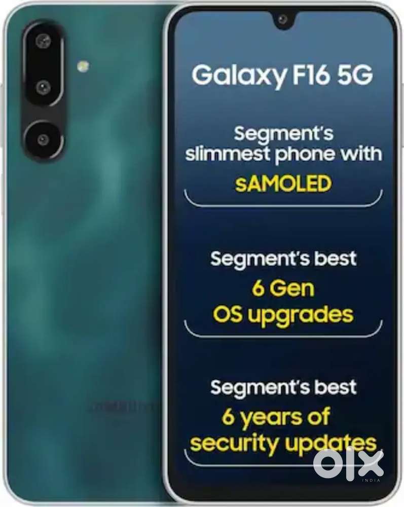 Samsung F16 Green new 1 week Old 4/128 Gb