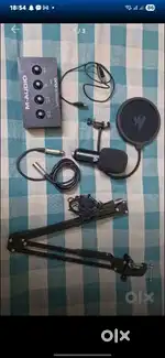 M Audio duo interface digital with Audio Array condenser microphone