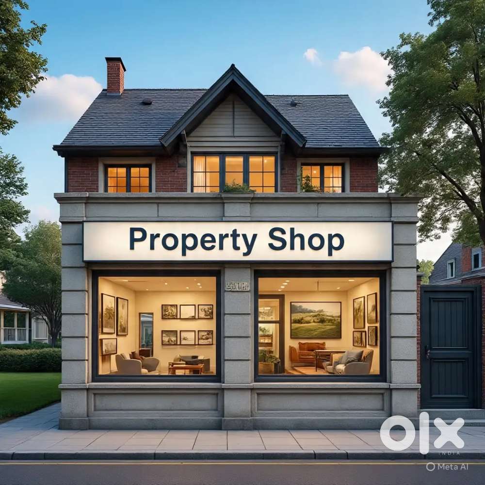 Land Building with 6 shops in Ground floor and House in first floor