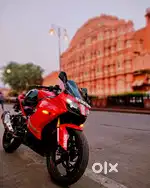 Beautifully maintained Red bike