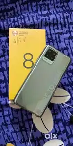 Realme 8 with box  and charger 6/128