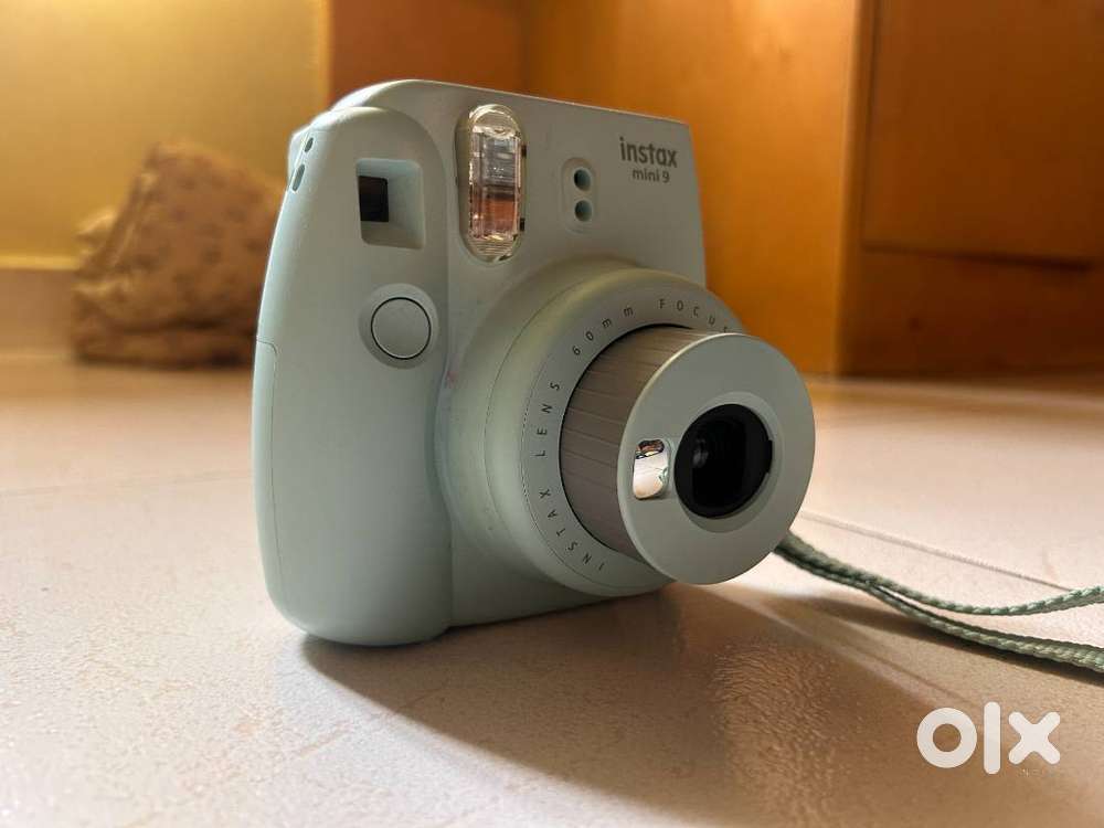 Instax Mini 9 - Hardly used, with case & Strap