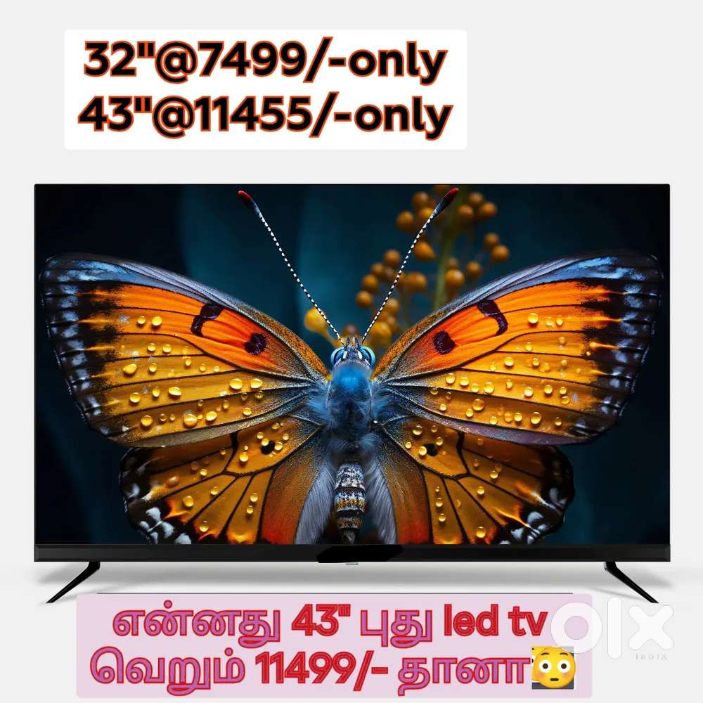 Imported 43 inch smart led tv just 11344 onwards _
