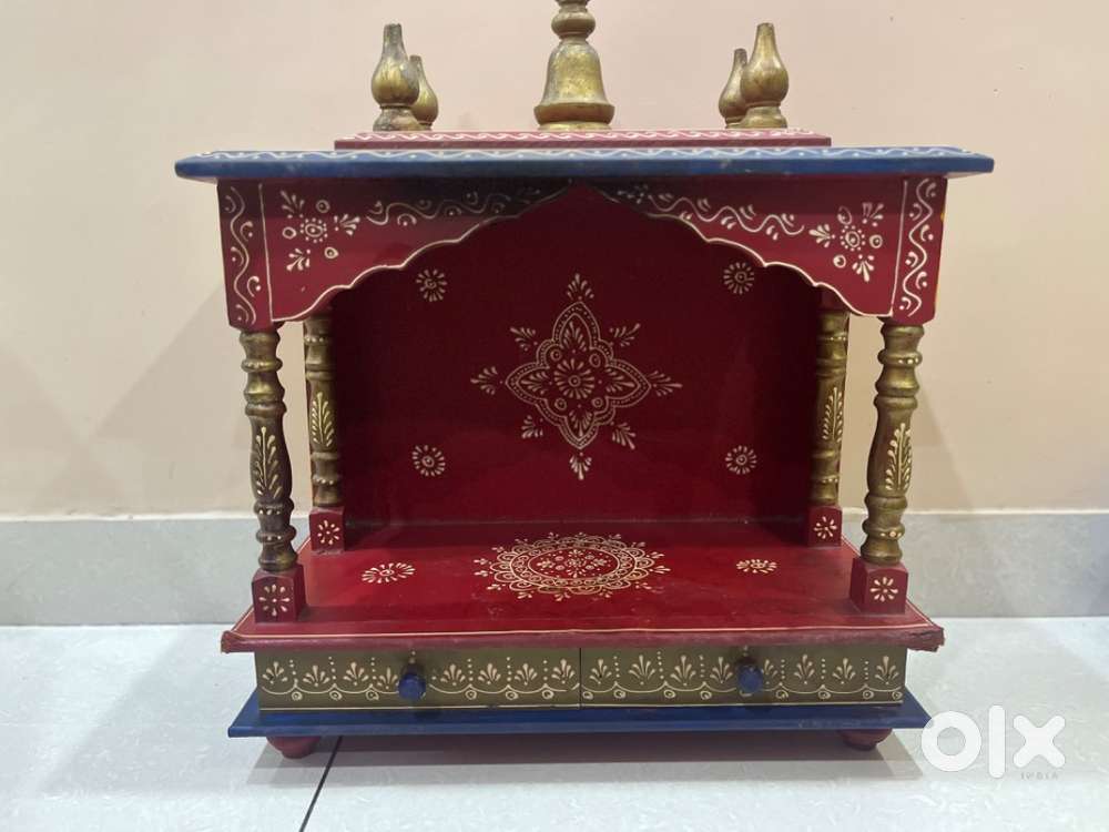 Wooden hand painted temple