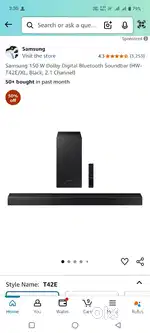 Somsang Dolby 2.1sound bar,,