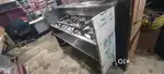 Used Gas stove and juice counter