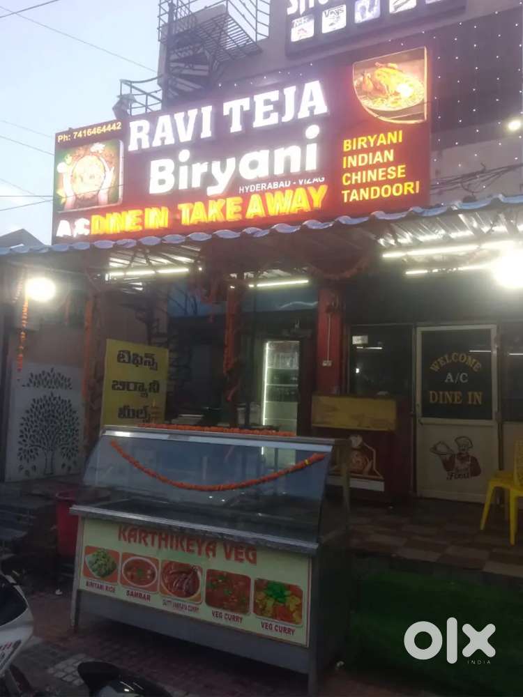 Running restaurant for lease full furnished
