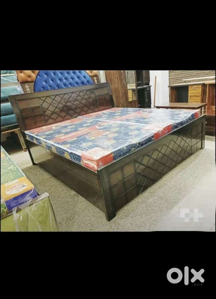 Modern Furniture design double bed with box 6/6
