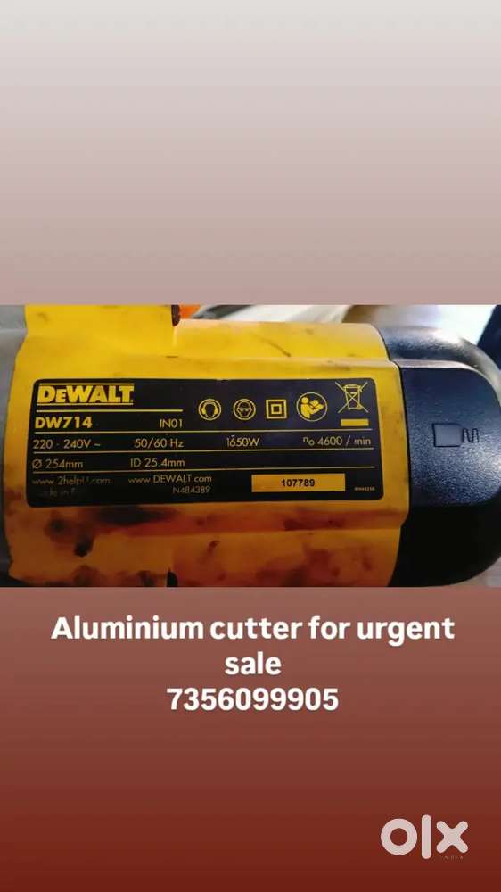 DEWALT Aluminium cutter