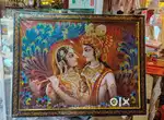 Radha Krishna and Ganpati Bappa frame