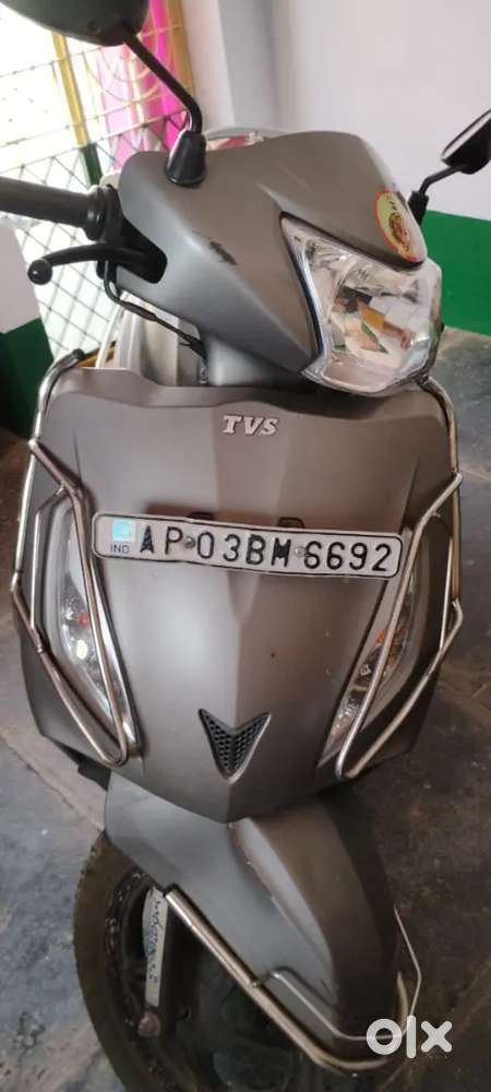 TVS JUPITER GREY COLOUR