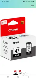Canon Pixma pg 47 black cartage