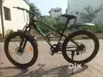 BMX cycle, 1.5 yrs, gear cycle with 7 Speed Shimano gears, black colou