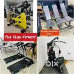 All gym equipments Treadmill or exercise cycle