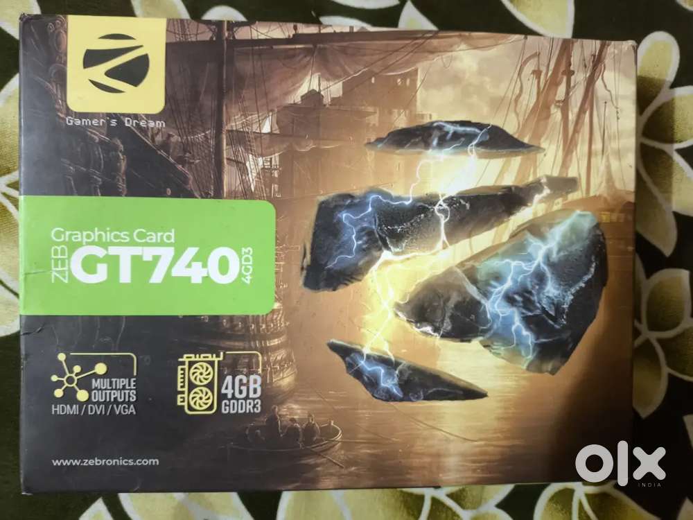 Zebronics GT740-4GD3 4GB GDDR3 Graphics Card – Fully Working