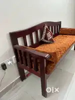 Custom name 3 seater padauk bench