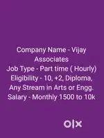 Part time Jobs Available