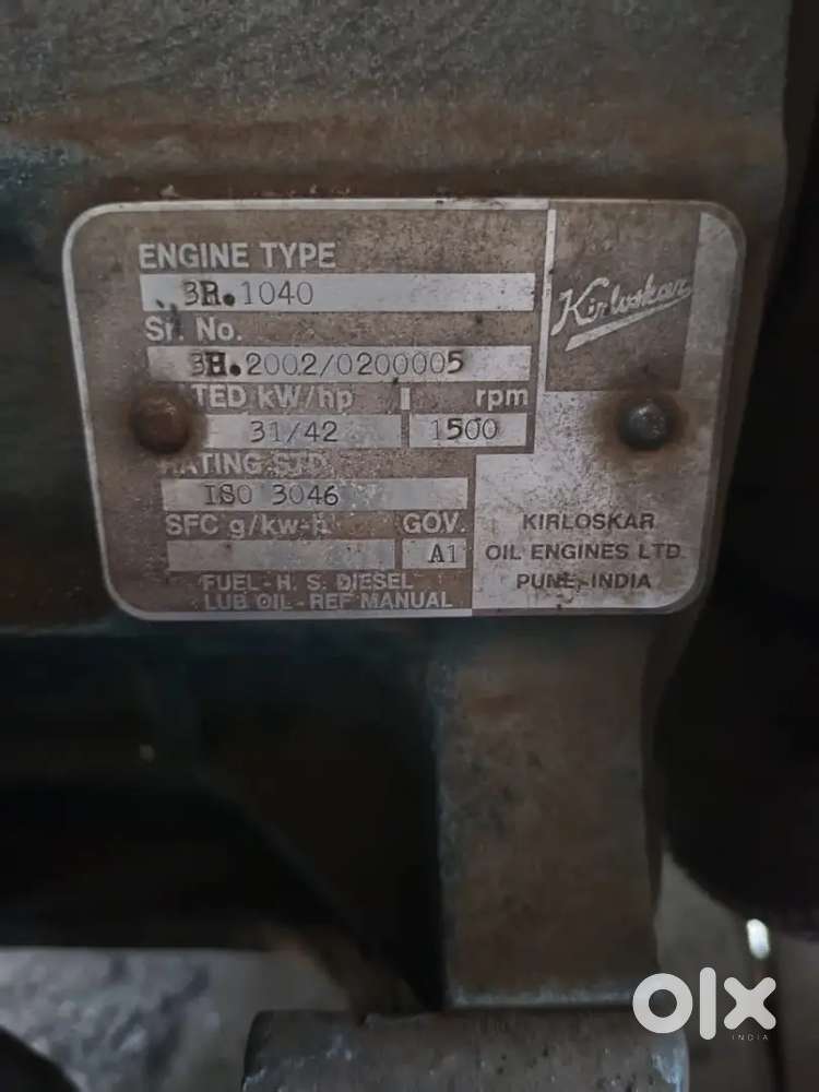Kirloskar generator 25 kva