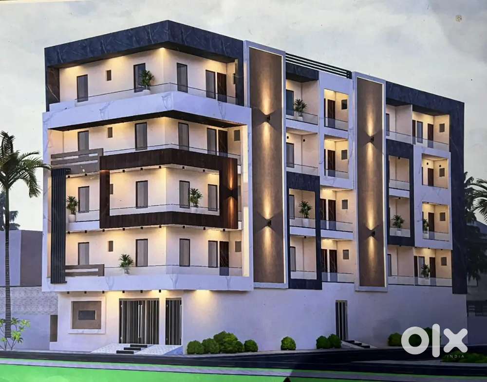 2 BHK Floor with lift or car parking or 5 min walking from metro