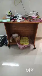 Study table+chair+tea table+side table+shoestand+sofa bed