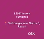 1BHK and 2BHK for Rent  Bhaktinagar near sector 3, Rewari