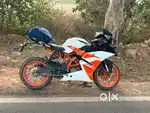 Ktm Rc 200 BS 4 engine with underbelly exhaust