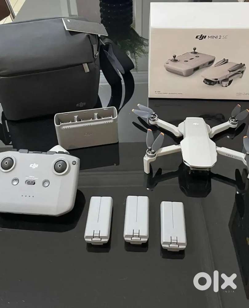 Used DJI Mini 2 SE Fly More Combo 4 Batteries+ Care Refresh +Warranty