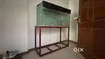 Sturdy Glass Aquarium with Heavy Duty Iron Stand