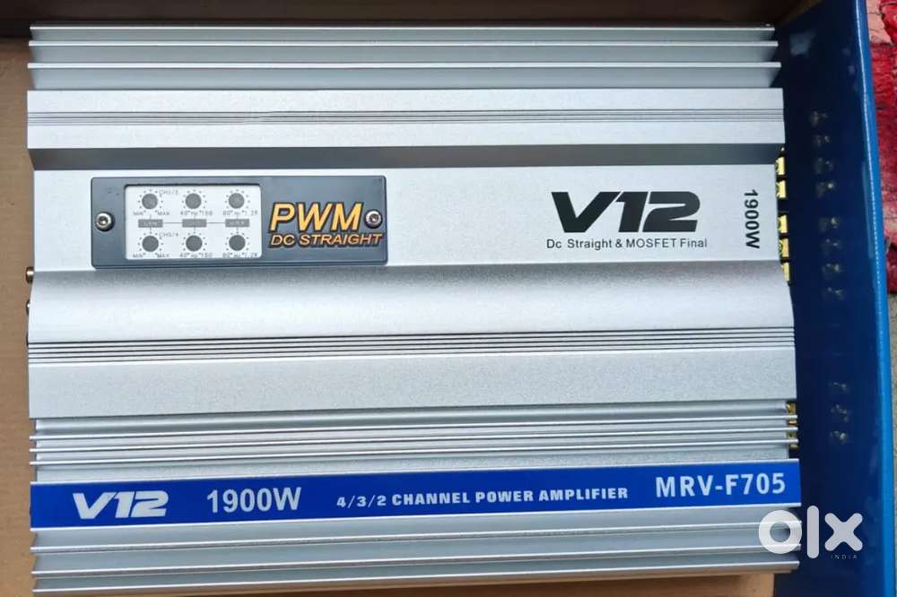 4ch amplifier 12inch bass tube