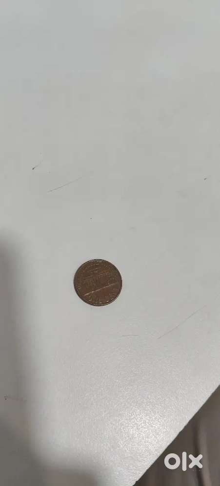 One cent . Amarica coin