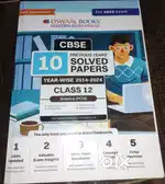 Oswaal CBSE PYQ Class 12th Science (PCM)