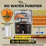 New Alkaline RO Water Purifier with 10 Stages Filter, 1 Year Warranty