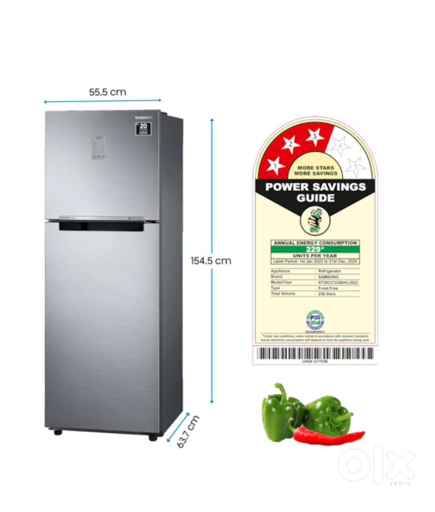Samsung 236 L Convertible freezer double door freezer
